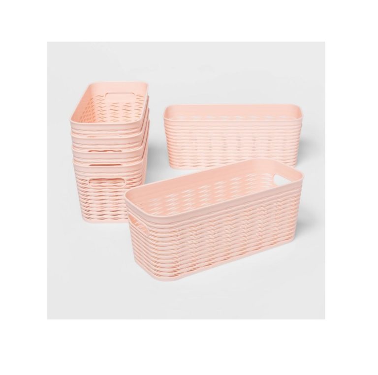 Image of Set of 6 1/2 Medium Storage Baskets - Room Essentials™