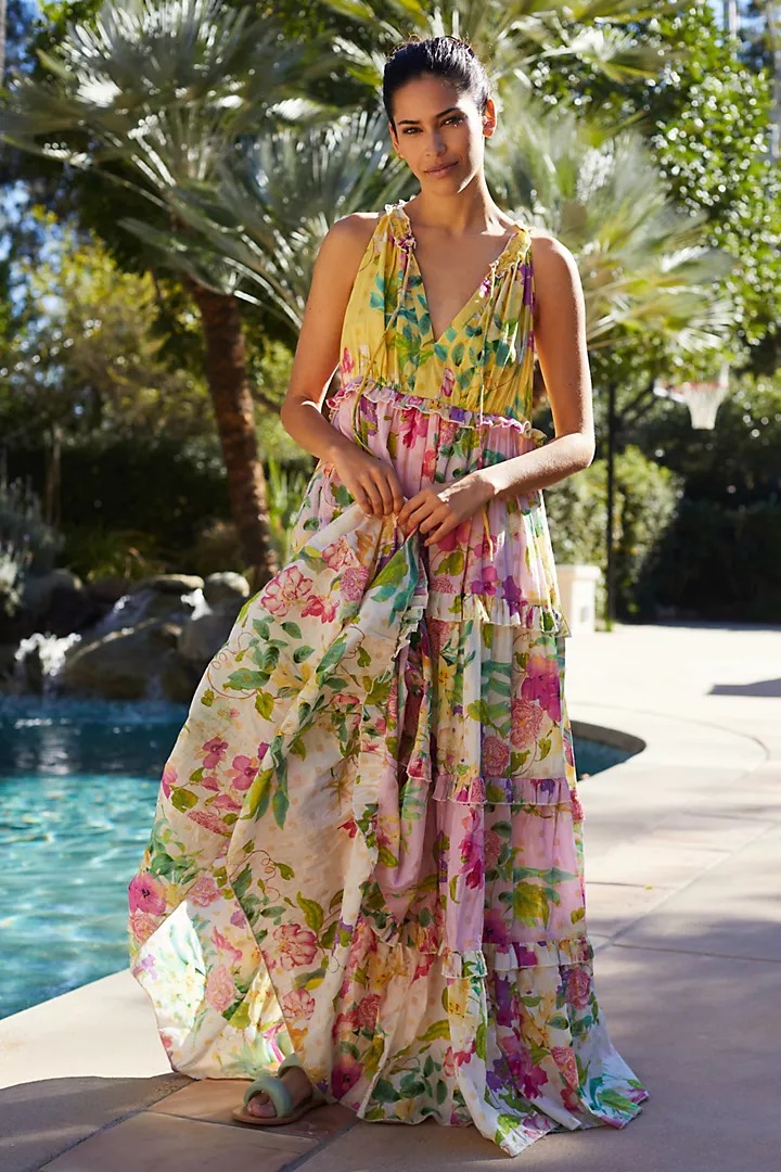 Image of Tiered Maxi Dress