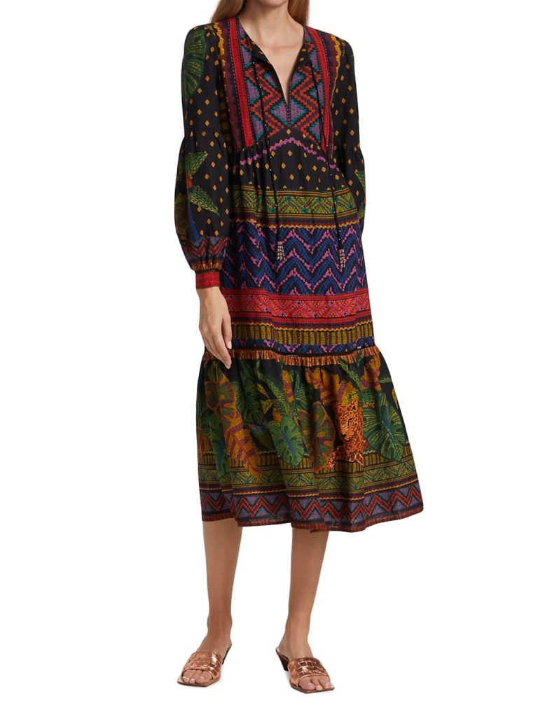 Image of Forest Tapestry Midi Dress