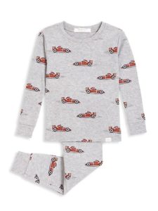 Baby Boy's Firsts 2-Piece Monaco Long Pajama Setp