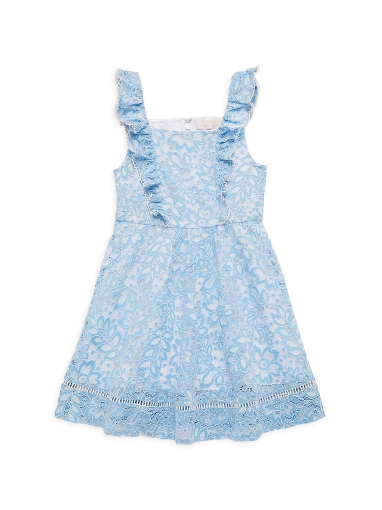 Image of Little Girl's & Girl's Tone Lace Dress