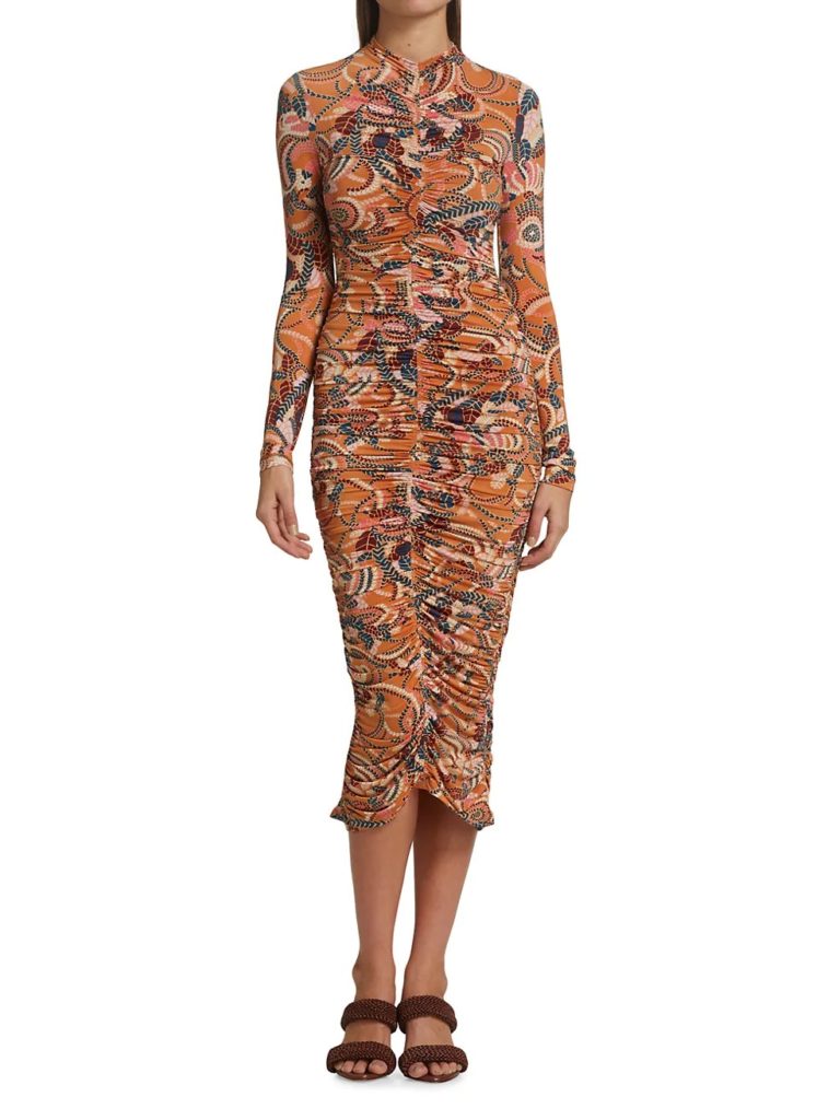 Image of Ansel Ruched Bodycon Dress