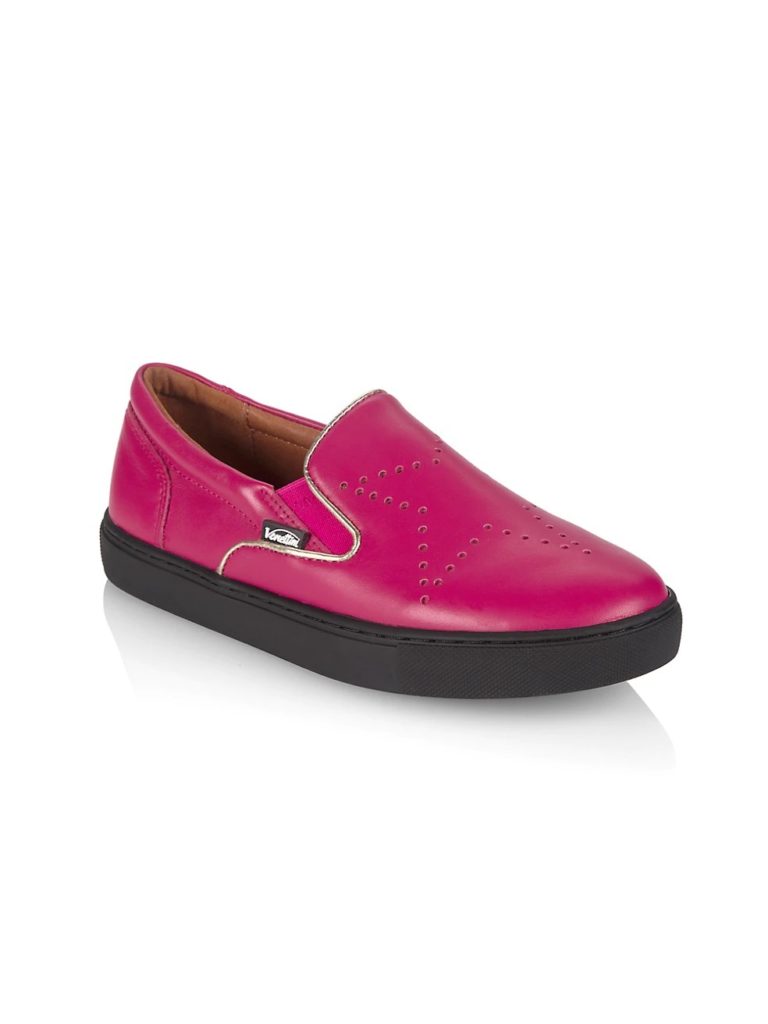 Image of Little Girl's & Girl's Skyler Star Embellished Slip-On Sneakers