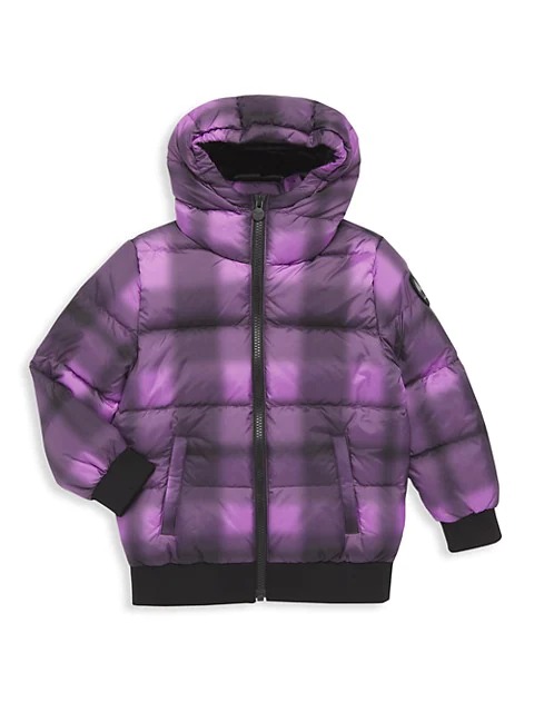 Image of Little Kid's & Kid's Big Day Plaid Puffer