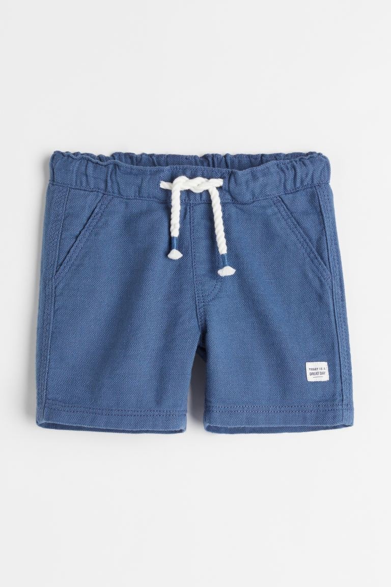 Image of Slub-weave Shorts