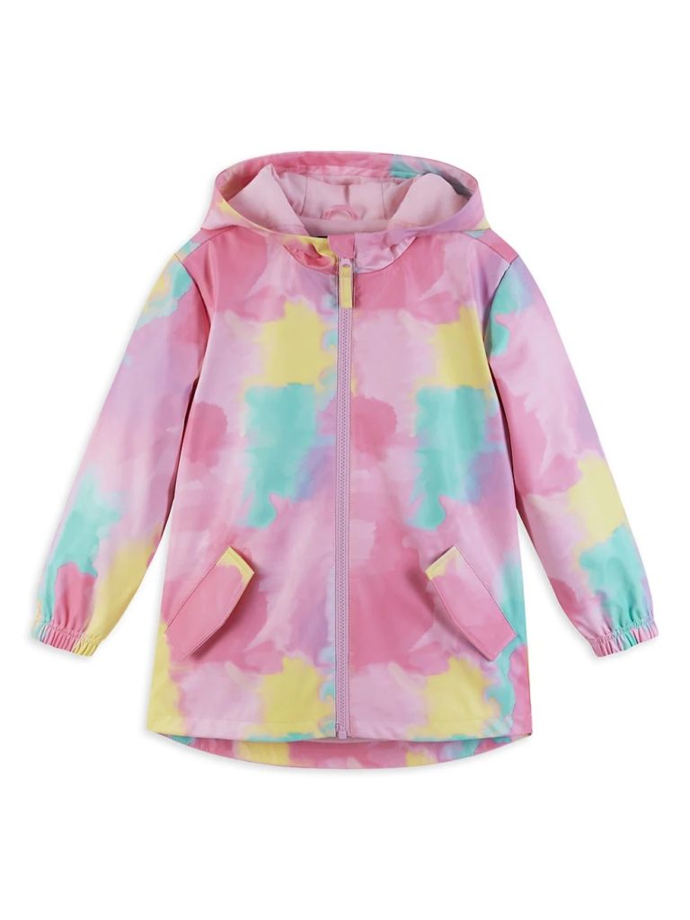 Image of Little Girl's & Girl's Rainbow Raincoat