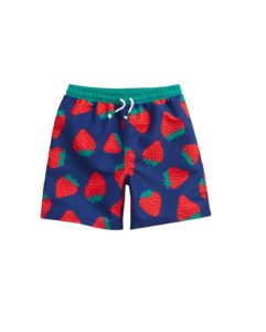Kids' Strawberry Print Swim Trunks size 6-8