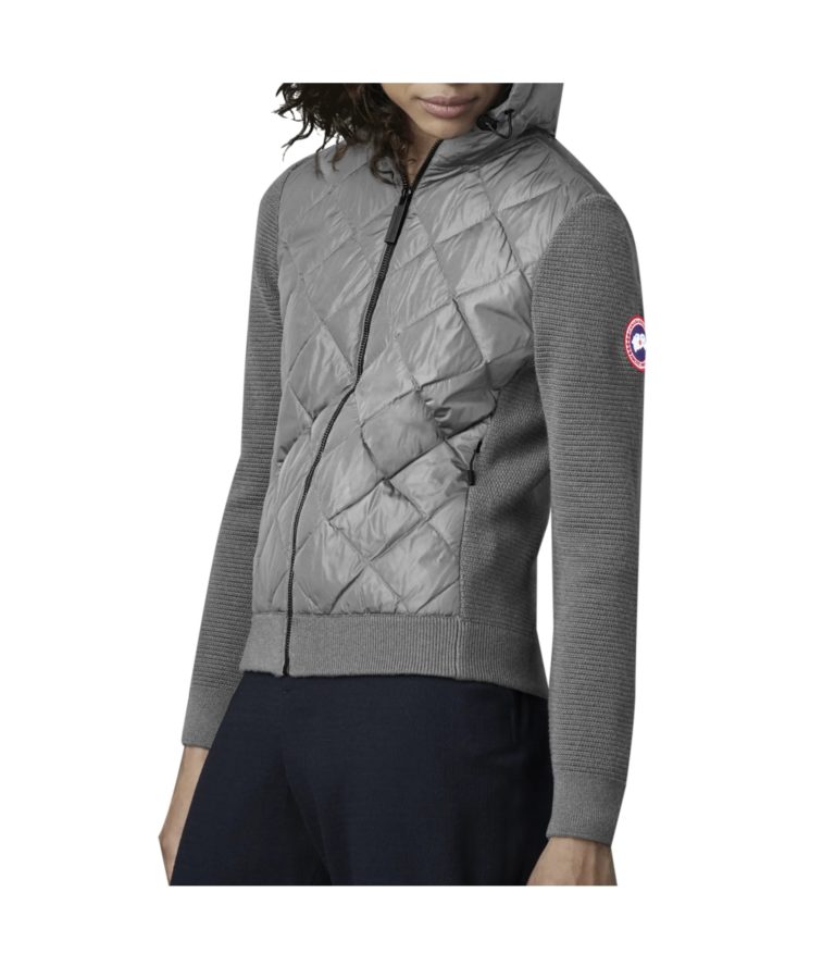 Image of HyBridge Quilted Knit Hoodie xxs