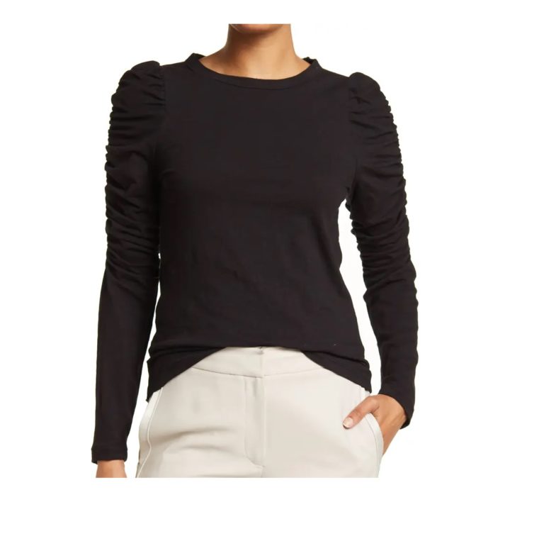 Image of Long Sleeve Puff Top