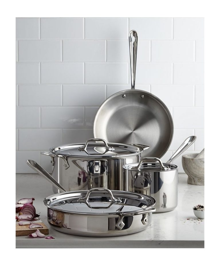 Image of Stainless Steel 7-Pc. Cookware Set