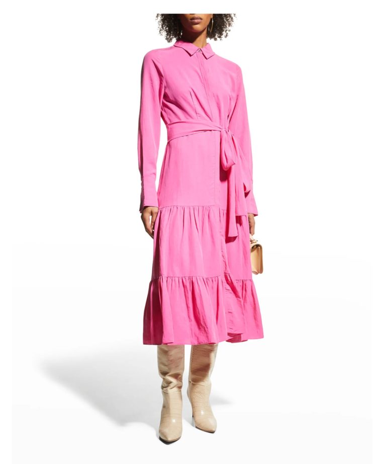 Image of Lidia Belted Shirtdress
