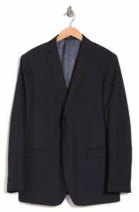 Solid Notch Collar Two Button Jacketp