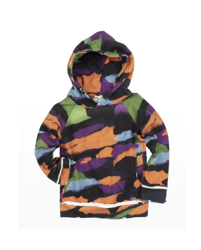 Image of Boy's High Street Printed Pullover Hoodie, Sizes 4-10