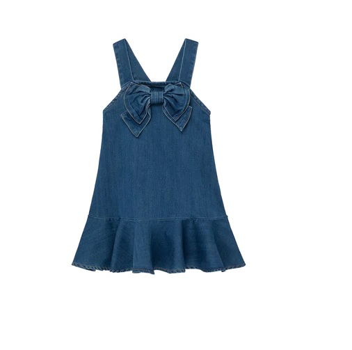 Image of Bow Flounce Dress 9m-4y