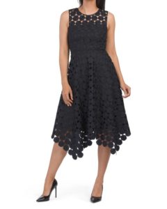 Milly Annemarie Embroidered Dot Dress