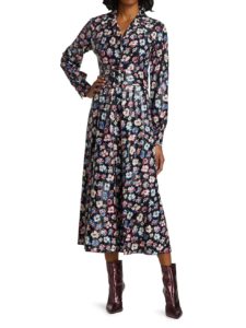Jojo Floral Print Shirtdress