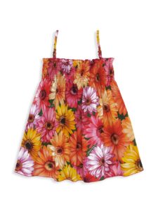 Little Girl's & Girl's Sunflower-Print Tent Dressp