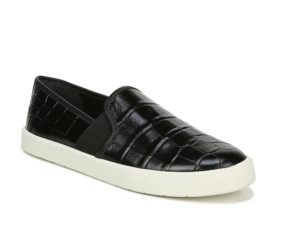 Preston Croc Embossed Leather Slip-On Sneaker size 5-6.5p