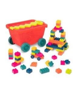 B. toys Building Blocks and Wagon Little BlocWagonp