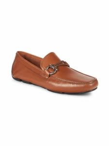 Gancini Leather Driving Loafersp