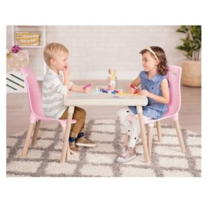 3pc Kid Century Modern Table and Chair Set - B. Spacesp