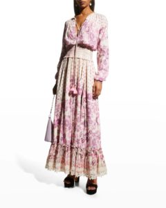 Suki Cotton Paisley Long Dress size xlp