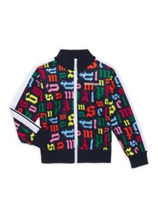 Little Kid's & Kid's Monogram Track Jacket