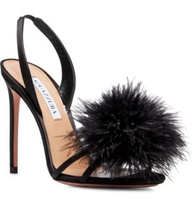 Boudoir Ostrich Feather Sandal