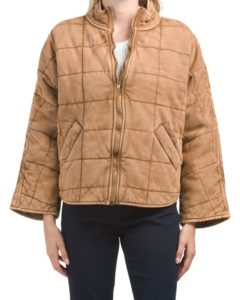 Dolman Quilted Knit Jacketp