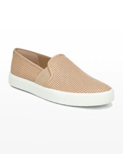 Blair Perforated Leather Slip-On Sneakersp