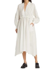 Bridge Gathered Midi Dress