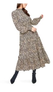 Can't Be Tamed Long Sleeve Maxi Dress