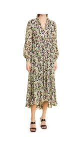 Lucille Floral Long Sleeve Maxi Dressp