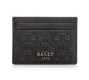 Logo Embossed Leather Card Casep