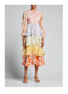 Postcard Flounce Midi Dress size 3p