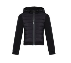 Girl's Quilted Zip-Up Fleece Hooded Jacket size 4p