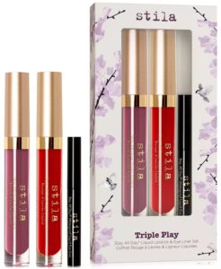 3-Pc. Triple Play Stay All Day Liquid Lipstick & Eye Liner Setp