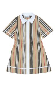 Kids' Mini Alexandra Icon Stripe Cotton Poplin Dressp