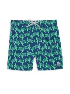Little Boy's Turtle Swim Trunks