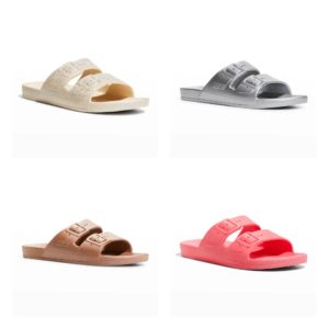 Faux Dual-Buckle Slide Sandals up to 55% offp