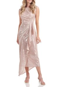 Carla Sequin Evening Gown