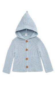 Baby Organic Cotton Hooded Cardigan