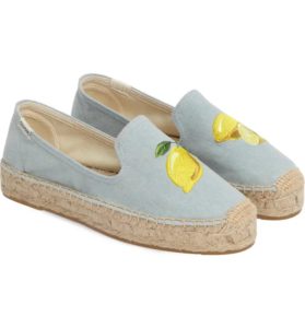 Lemon Espadrille Flat