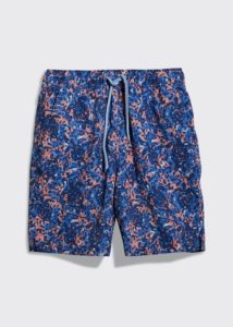 Boy's Turtle Tide Drawstring Swim Trunks, Size XXS-XL