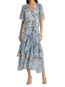 Brittany Floral Wrap Dress