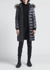 Moncler Leersie Belted Puffer Coat size 