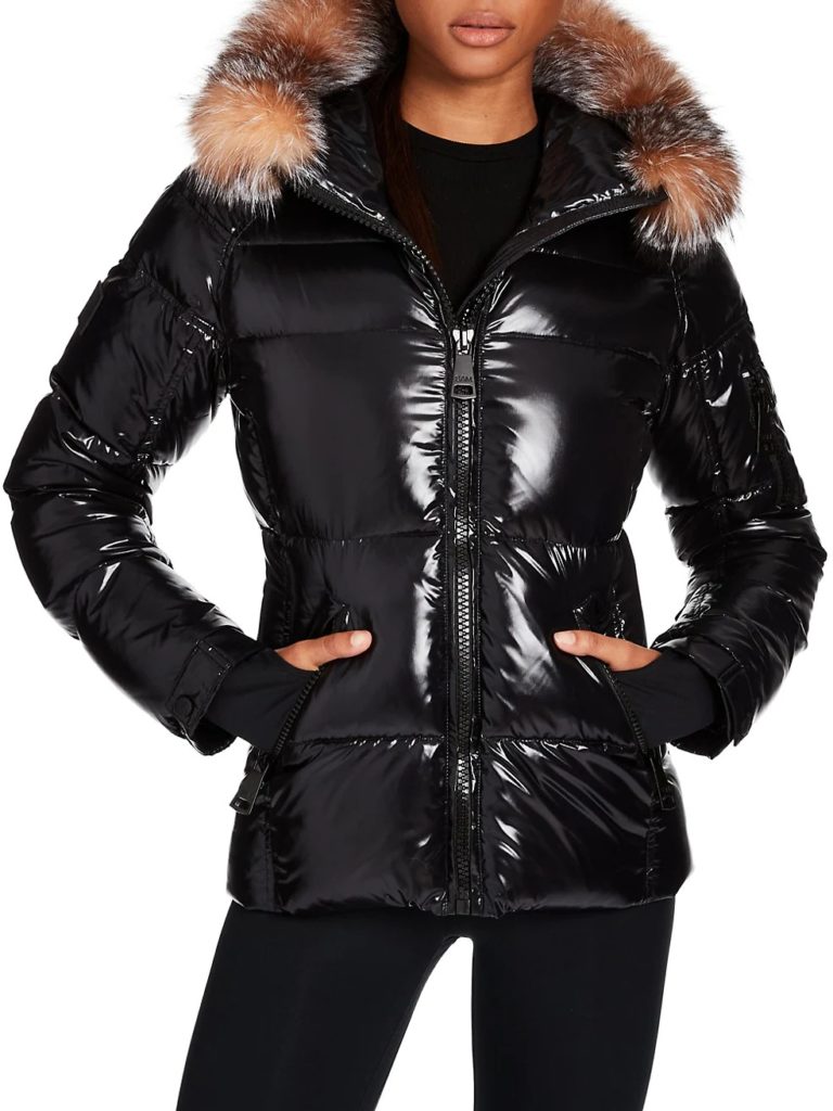 SAM. Blake Fur-Trim Puffer Down Jacket