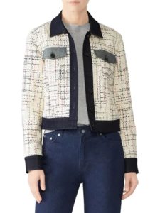Contrast Trim Denim Jacket