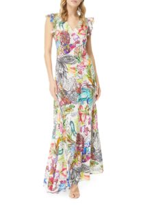 Leighton Crepe De Chine Dress