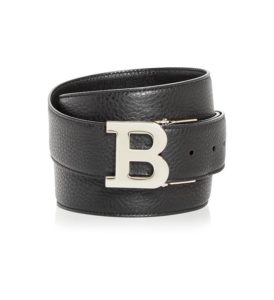 Men's B Logo Reversible Leather Belt size 44p
